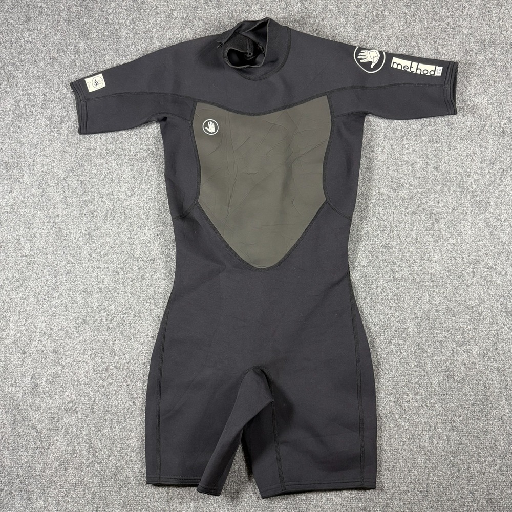 Body Glove Method 2.0 Back Zip 2mm Shorty Wetsuit Womens Size 11/12 Black